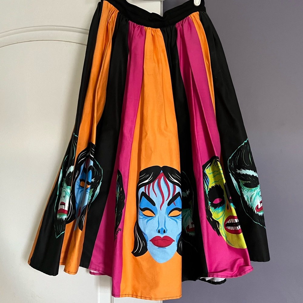 Vixen By Micheline Pitt x Ben Cooper Monster Mask Swing Skirt, 1st Generation